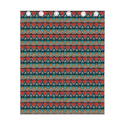 Ethnic African Inspired Pattern Print Curtain