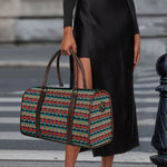 Ethnic African Inspired Pattern Print Duffle Bag