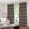 Ethnic African Inspired Pattern Print Extra Wide Grommet Curtains