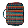 Ethnic African Inspired Pattern Print Front Pocket Bible Bag