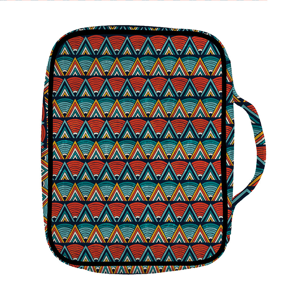 Ethnic African Inspired Pattern Print Front Pocket Bible Bag