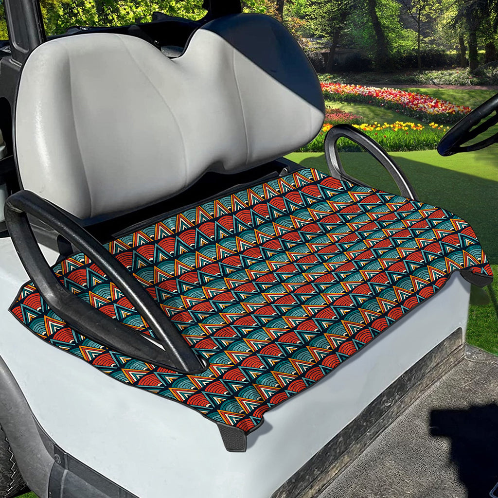 Ethnic African Inspired Pattern Print Golf Cart Seat Cover