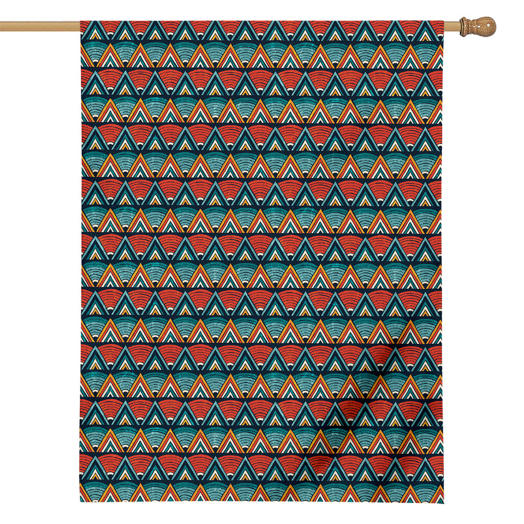 Ethnic African Inspired Pattern Print House Flag