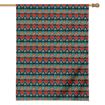 Ethnic African Inspired Pattern Print House Flag