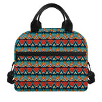 Ethnic African Inspired Pattern Print Insulated Lunch Bag
