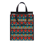 Ethnic African Inspired Pattern Print Insulated Lunch Tote
