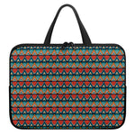 Ethnic African Inspired Pattern Print Laptop Sleeve With Handle