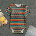 Ethnic African Inspired Pattern Print Men's Bodysuit