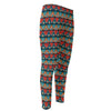 Ethnic African Inspired Pattern Print Men's Compression Pants