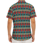 Ethnic African Inspired Pattern Print Men's Deep V-Neck Shirt