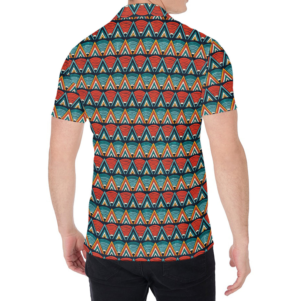 Ethnic African Inspired Pattern Print Men's Shirt