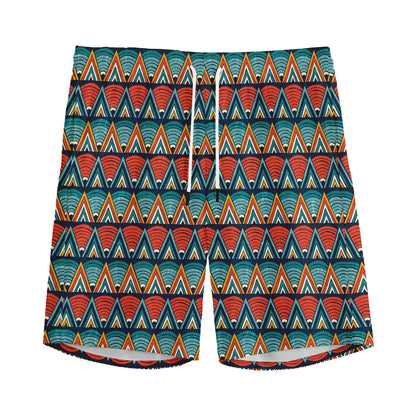Ethnic African Inspired Pattern Print Men's Sports Shorts