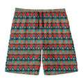 Ethnic African Inspired Pattern Print Men's Swim Trunks