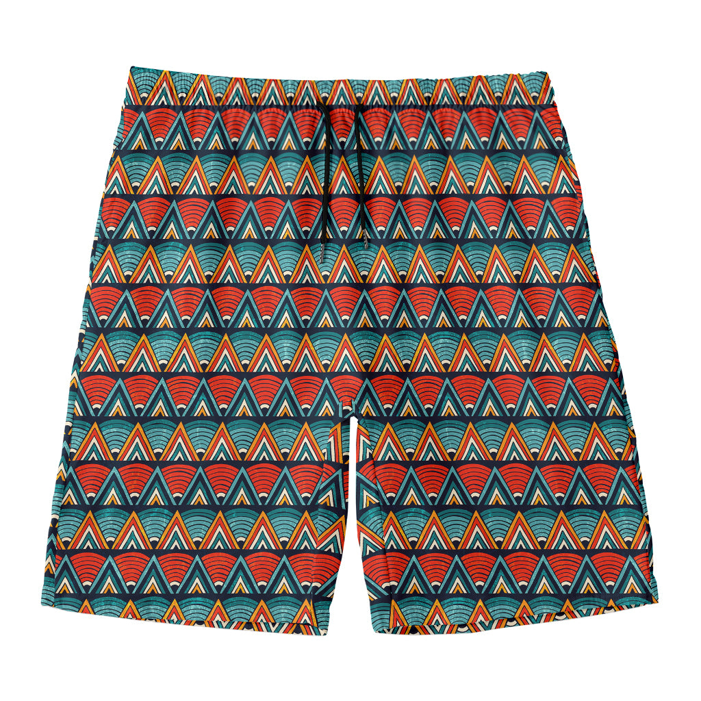 Ethnic African Inspired Pattern Print Men's Swim Trunks