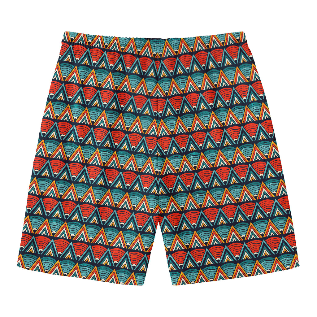 Ethnic African Inspired Pattern Print Men's Swim Trunks