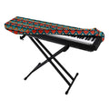 Ethnic African Inspired Pattern Print Piano Keyboard Cover