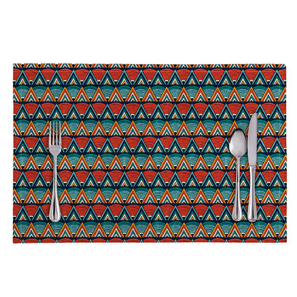 Ethnic African Inspired Pattern Print Placemat