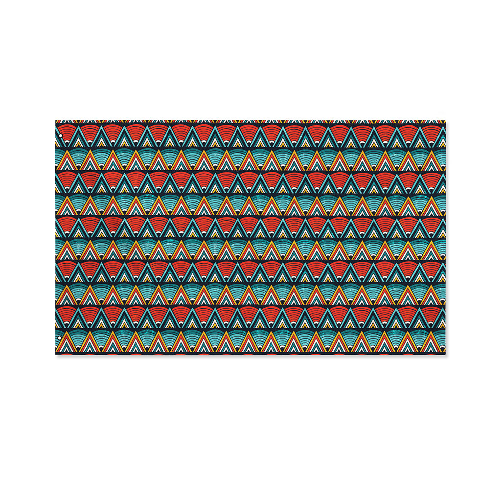 Ethnic African Inspired Pattern Print Polyester Flag