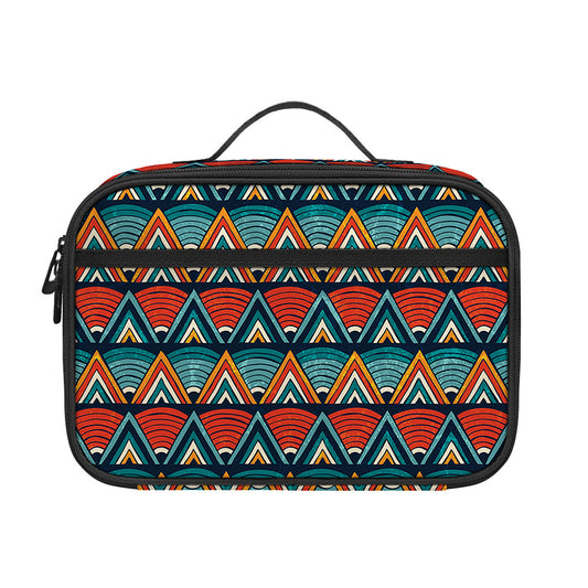 Ethnic African Inspired Pattern Print Portable Lunch Bag