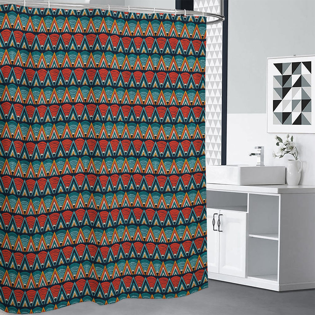 Ethnic African Inspired Pattern Print Premium Shower Curtain