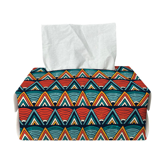 Ethnic African Inspired Pattern Print Rectangle Tissue Box Cover