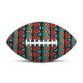 Ethnic African Inspired Pattern Print Rugby Ball