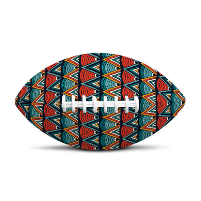 Ethnic African Inspired Pattern Print Rugby Ball