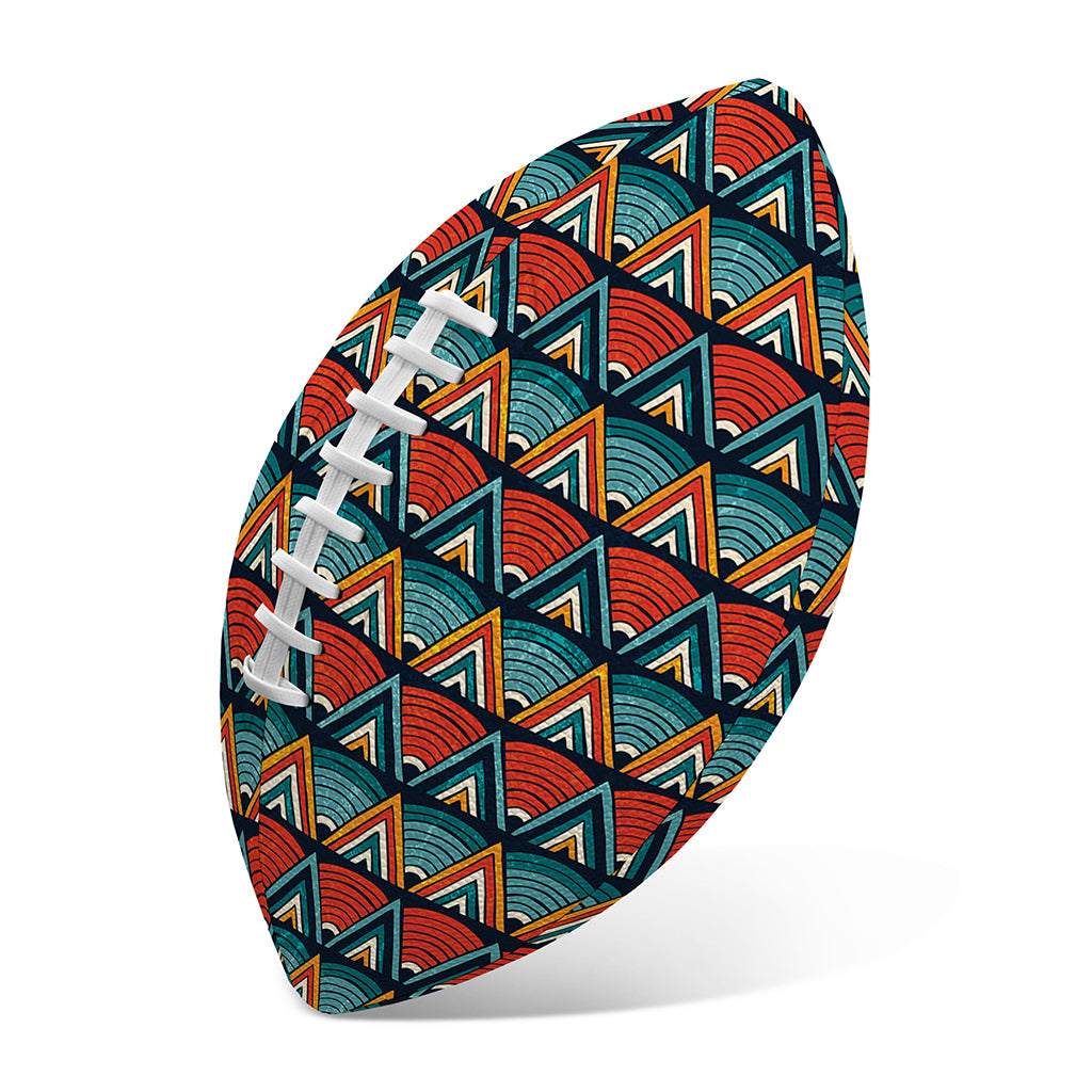 Ethnic African Inspired Pattern Print Rugby Ball