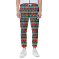Ethnic African Inspired Pattern Print Joggers