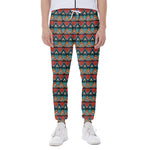 Ethnic African Inspired Pattern Print Scuba Joggers