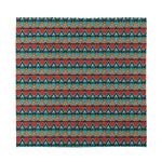 Ethnic African Inspired Pattern Print Silk Bandana