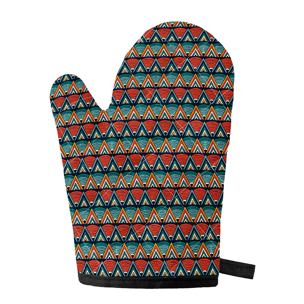 Ethnic African Inspired Pattern Print Single Oven Mitt