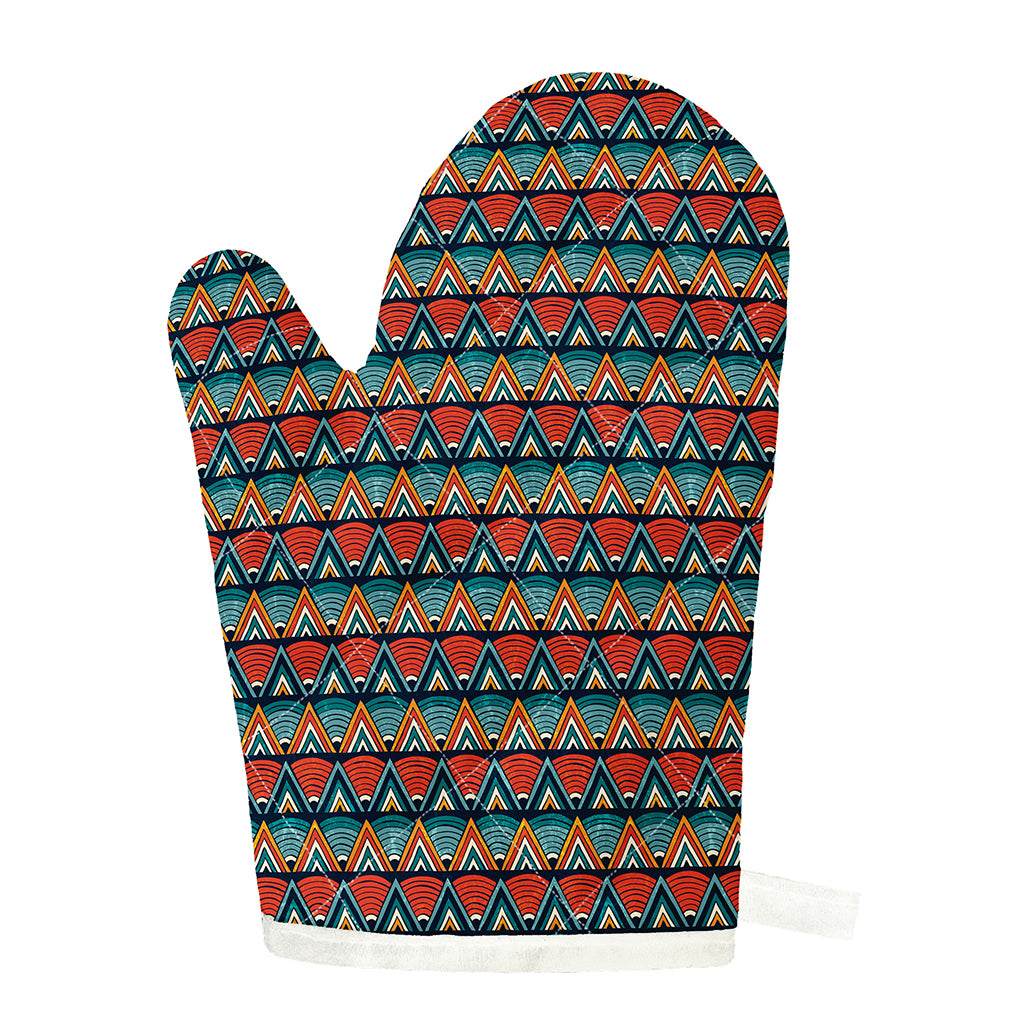 Ethnic African Inspired Pattern Print Single Oven Mitt