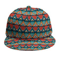 Ethnic African Inspired Pattern Print Snapback Cap