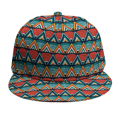 Ethnic African Inspired Pattern Print Snapback Cap
