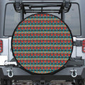 Ethnic African Inspired Pattern Print Tire Cover