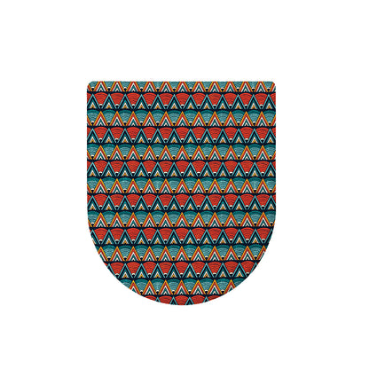 Ethnic African Inspired Pattern Print Toilet Lid Cover