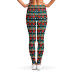 Ethnic African Inspired Pattern Print Women's Leggings