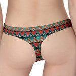 Ethnic African Inspired Pattern Print Women's Thong