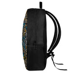 Ethnic Aztec Geometric Pattern Print 17 Inch Backpack