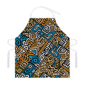Ethnic Aztec Geometric Pattern Print Adjustable Apron
