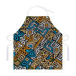 Ethnic Aztec Geometric Pattern Print Adjustable Apron