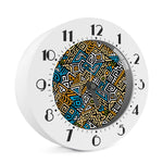 Ethnic Aztec Geometric Pattern Print Alarm Clock