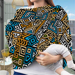 Ethnic Aztec Geometric Pattern Print Baby Seat Cover