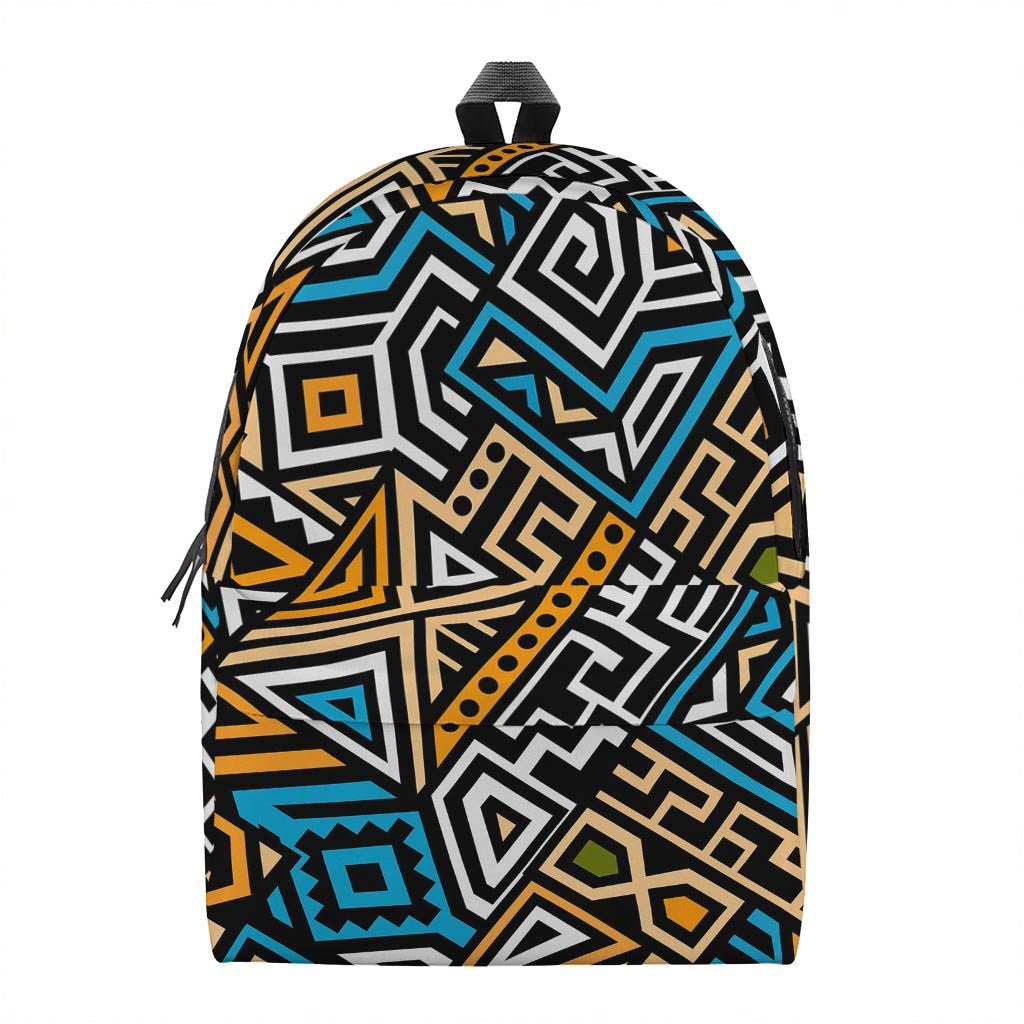 Ethnic Aztec Geometric Pattern Print Backpack
