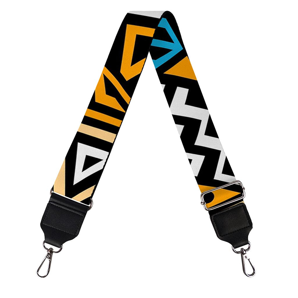 Ethnic Aztec Geometric Pattern Print Bag Strap