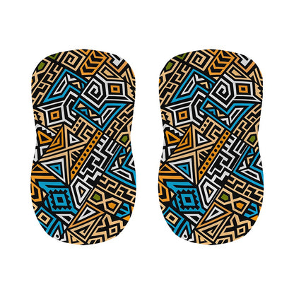 Ethnic Aztec Geometric Pattern Print Bar Stool Covers
