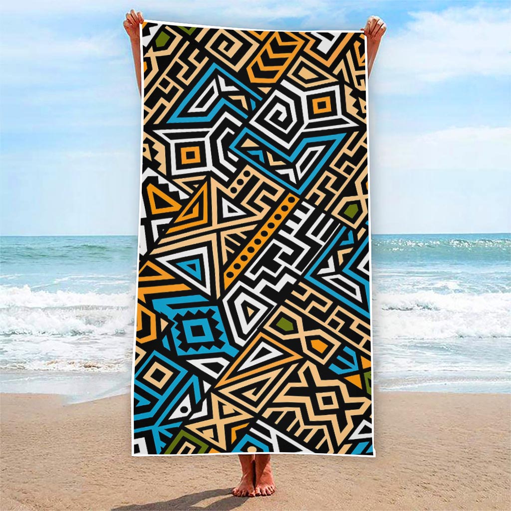 Ethnic Aztec Geometric Pattern Print Beach Towel