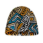 Ethnic Aztec Geometric Pattern Print Beanie