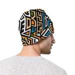 Ethnic Aztec Geometric Pattern Print Beanie